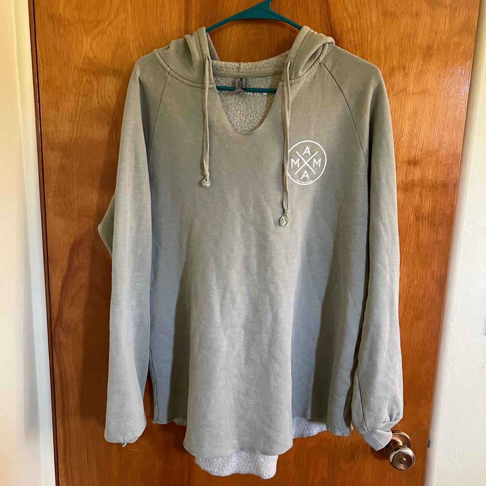 Green Hoodie Sweatshirt